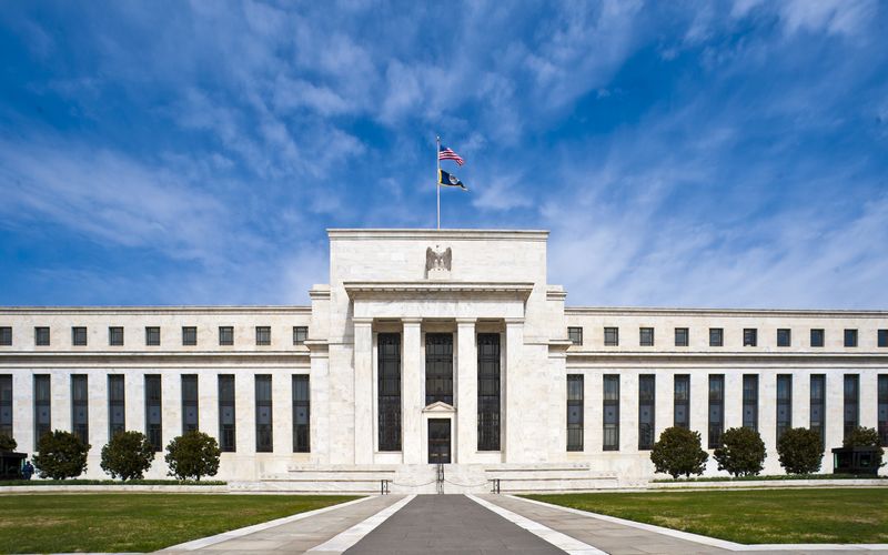 The Federal Reserve headquarters building.